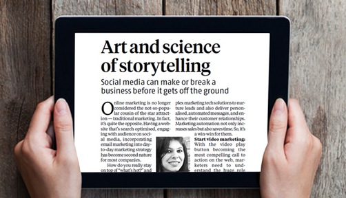 Priyanka Shroff talks about the ART & SCIENCE OF STORYTELLING