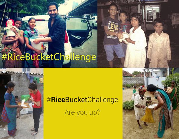 Rice Bucket Challenge India